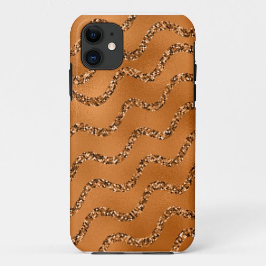 Abstract glitterpatroon Case-Mate iPhone Case (Achterkant)