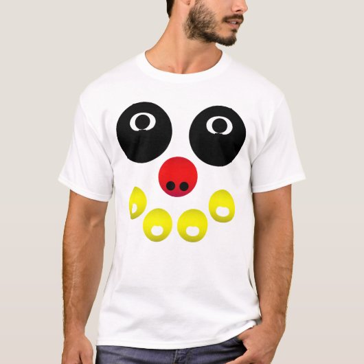 Abstract Glow Gezicht T-shirt (Voorkant)