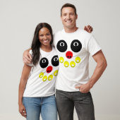 Abstract Glow Gezicht T-shirt (Unisex)