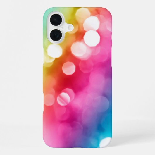 Abstract Glow iPhone 16 Plus Hoesje (Achterkant)