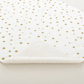 Abstract Gold Copper of Tan Stippen Patroon Sherpa Deken (3/4)