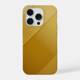 Abstract Gold Diagonal Layers Luxury Art iPhone 15 Pro Case