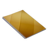Abstract Gold Diagonal Layers Luxury Art Notitieboek (Rechterzijde)