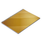 Abstract Gold Diagonal Layers Luxury Art Notitieboek (Linkerzijde)