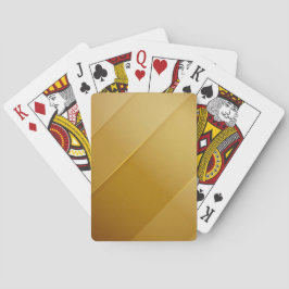 Abstract Gold Diagonal Layers Luxury Art Pokerkaarten