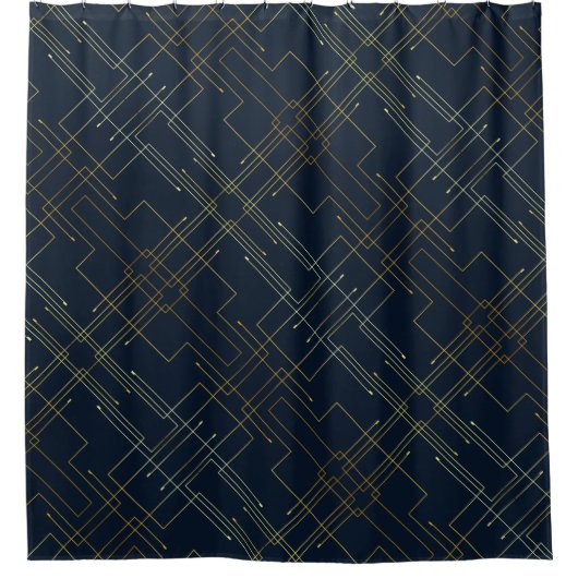 Abstract Gold Foil Shower-gordijn Douchegordijn (Voorkant)