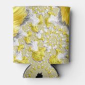 Abstract Gold Fractal Blikjeskoeler (Voorkant)