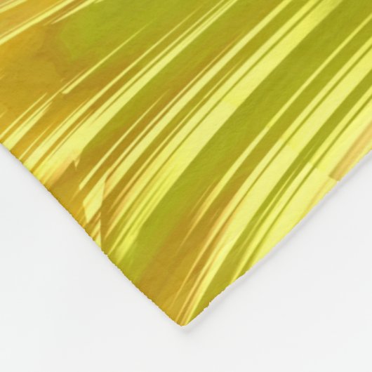 Abstract Gold Fractal Fleece Deken (Hoek)