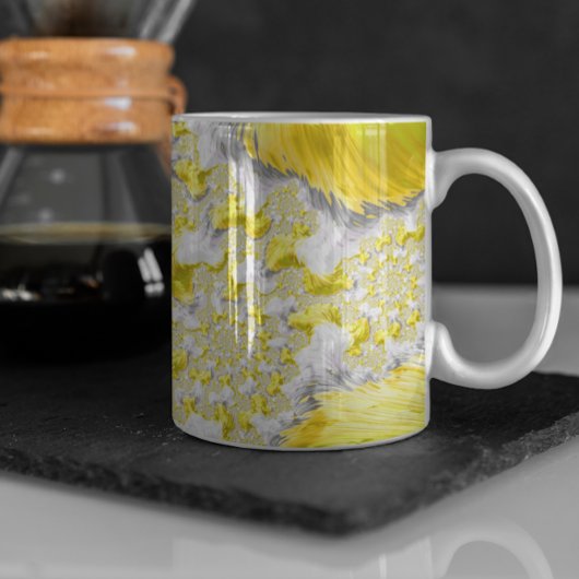 Abstract Gold Fractal Koffiemok