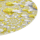 Abstract Gold Fractal Snijplank (Hoek)