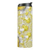 Abstract Gold Fractal Thermosbeker (Gedraaid links)