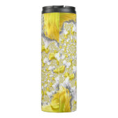 Abstract Gold Fractal Thermosbeker (Achterkant)