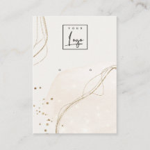 Abstract Gold Ivory-beeldscherm voor Logo