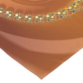 Abstract Gold Oranje gradiënt Spiral Fractal Korte Tafelloper (Hoek)