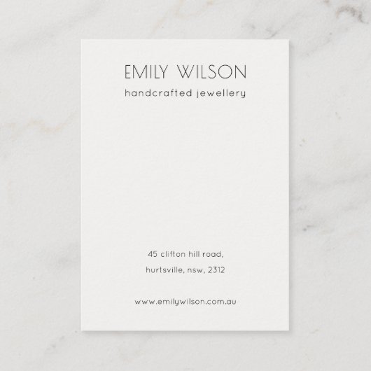 Abstract Gold Paars Logo 2 Verouderde beeldweergav Visitekaartje (Achterkant)