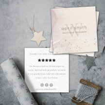 Abstract Gold Paars Monogram Review Verzoek