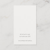 Abstract Gold Paarse Waterverf Veroorbaar beeldsch Visitekaartje (Achterkant)