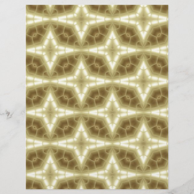 Abstract Gold Patroon (Voorkant)