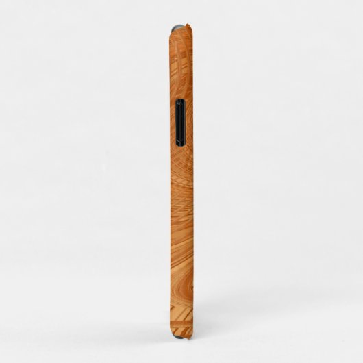 Abstract Gold Waves iPhone Case (Achterkant/rechts)