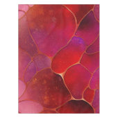 Abstract Gold web boven Violet, Paars en magenta Tafelkleed (Voorkant)