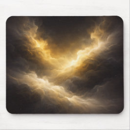 Abstract Golden Nebula Mouse Pad Muismat