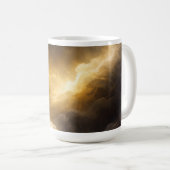Abstract Golden Nebula Mug Koffiemok (Voorkant rechts)