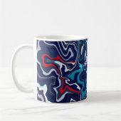 Abstract Golf Ontwerp Koffiemok (Links)