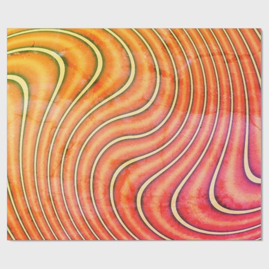 Abstract golfbrekerpapier cadeaupapier (Vlak)