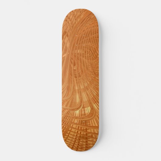 Abstract golfkarton persoonlijk skateboard (Voorkant)