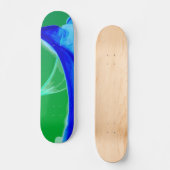 Abstract golfkarton skateboard (Voorkant)
