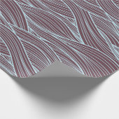 Abstract golfpatroon cadeaupapier (Hoek)