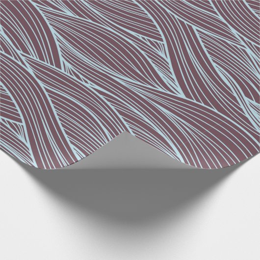 Abstract golfpatroon cadeaupapier (Hoek)