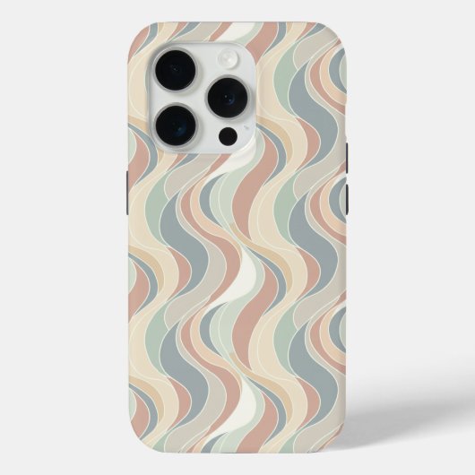 Abstract golfpatroon Case-Mate iPhone case (Achterkant)