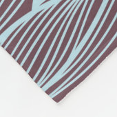 Abstract golfpatroon fleece deken (Hoek)