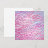 Abstract golfpatroon kaart (Voorkant / Achterkant)