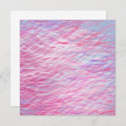 Abstract golfpatroon kaart (Voorkant / Achterkant)