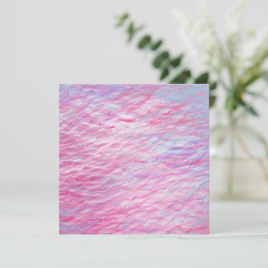 Abstract golfpatroon kaart (Staand voorkant)