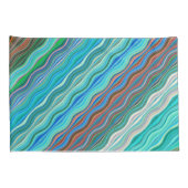 Abstract golfpatroon | Kussensloop (Achterkant-Rechts)