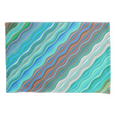  Abstract golfpatroon | Kussensloop (Voorkant-Links)