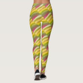 Abstract golfpatroon leggings (Achterkant)