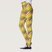 Abstract golfpatroon leggings (Links)