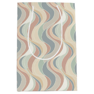 Abstract golfpatroon medium cadeauzakje
