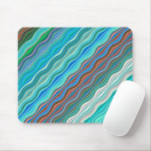 Abstract golfpatroon | Muismat (Met muis)