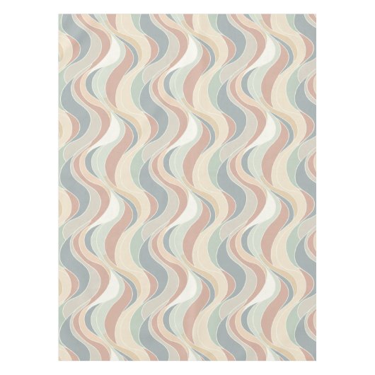 Abstract golfpatroon tafelkleed (Voorkant)