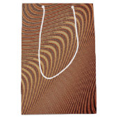 Abstract golvend cadeautaszakje medium cadeauzakje (Voorkant)