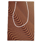 Abstract golvend cadeautaszakje medium cadeauzakje (Achterkant)
