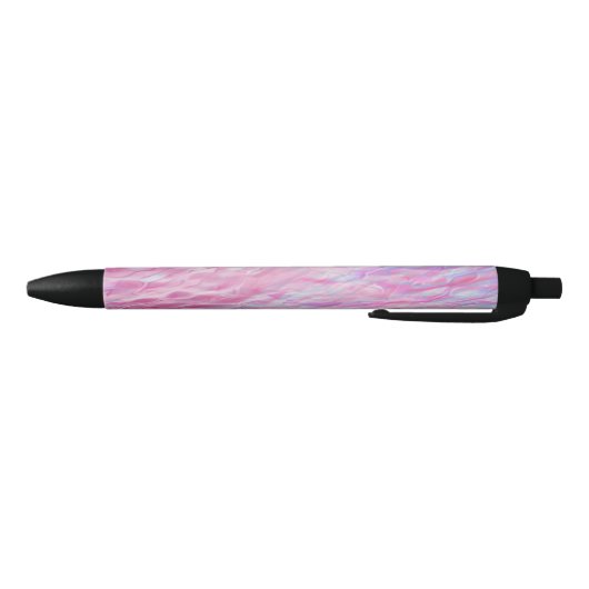 Abstract golvend patroon blauwe inkt pen (Bodem)
