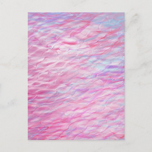 Abstract golvend patroon briefkaart (Voorkant)