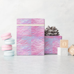 Abstract golvend patroon cadeaupapier