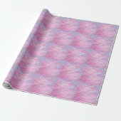 Abstract golvend patroon cadeaupapier (Uitgerold)